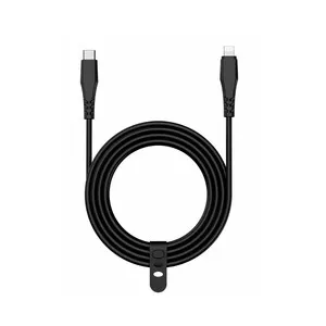 Cable USB C a USB lightning QILIVE 600183187 , longitud 3 metros, color negro