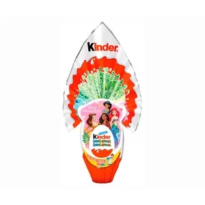KINDER Sorpresa Huevo de Pascua de chocolate con leche y sorpresa de princesas disney 150 g.