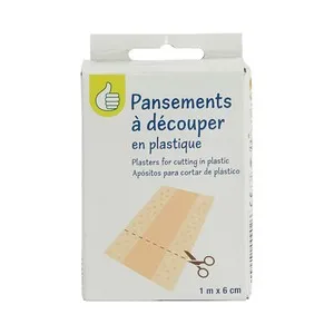 PRODUCTO ECONÓMICO ALCAMPO Apósito de plástico transpirable de 6 cm, para cortar al tamaño que necesitamos PRODUCTO ECONÓMICO ALCAMPO 1 m.