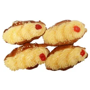 Croissant relleno de crema, 4 uds.