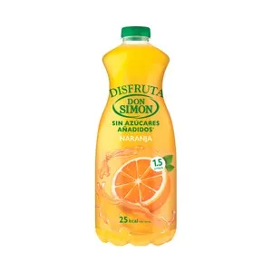 DON SIMON Néctar sin azúcar añadido de naranja botella de 1,5 l.