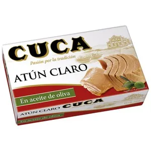 CUCA Atún claro en aceite de oliva lata de 80 g.