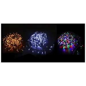Guirnalda de luces Multicolor con 400 Led y 9 funciones, para interior y exterior, modelos surtidos ideal para fiestas y decoración de Navidad, SNC