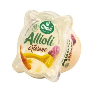 CHOVI Allioli artesano cin colorantes ni conservantes y con aceite de oliva CHOVI 150 g.