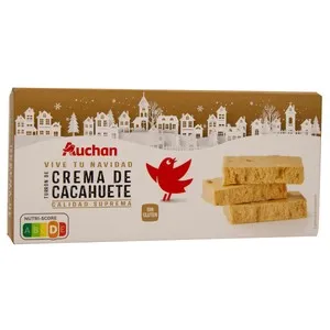 PRODUCTO ALCAMPO Turrón blando de cacahuete 60 % 150 g.