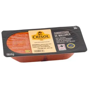 CRISOL Sobrasada con I.G.P Sobrassada de Mallorca 150 g.