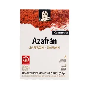 CARMENCITA Azafrán molido CARMENCITA 0,4 g.