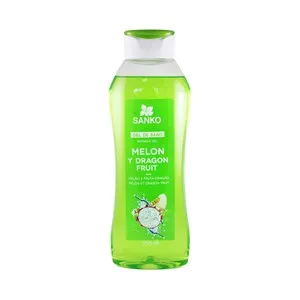 SANKO Gel para baño o ducha con aroma a melón y extracto de fruta de dragón SANKO 750 ml.