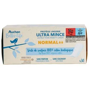 PRODUCTO ALCAMPO Salvaslips normal ultrafinos PRODUCTO ALCAMPO 30 uds.
