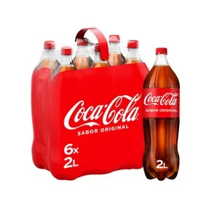 COCA COLA Refresco de cola sabor original pack de 6 botellas x 2 L