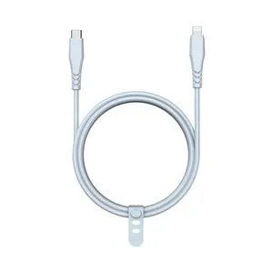 Cable USB C a USB lightning QILIVE 600183175 , longitud 1,2 metros, color azul