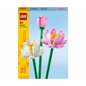 Flores de loto LEGO Flowers 40647, 220 piezas.