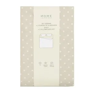 HOME INTERIORS Joc 1 llençol i 2 fundes coixí 90cm