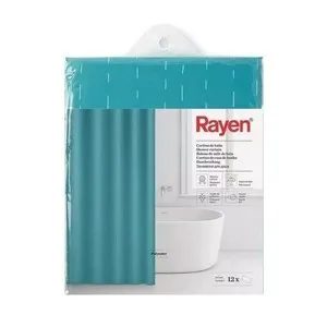RAYEN Cortina de dutxa verda