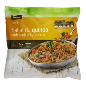 BONPREU Saltat de quinoa amb llenties i verdures