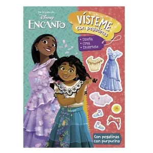 ED. DISNEY Llibre Encanto. Vísteme con pegatinas 2