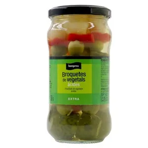 BONPREU Broquetes de vegetals àcides