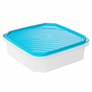 TATAY Recipient hermètic quadrat blau 1,3L