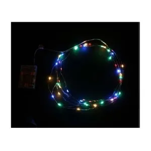 GUIRMA Fil amb llums leds fixes multicolors 5m