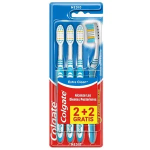 COLGATE Raspalls de dents Extra Clean mitjà