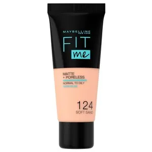 MAYBELLINE Base de maquillatge to 124 cobertura mat Fit Me