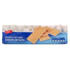 BONPREU Galetes farcides sabor de nata
