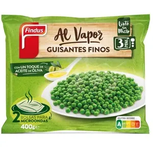 FINDUS Pèsols al vapor