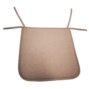 ANJOSA Coixí quadrat de color taupe 38x38x3cm