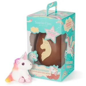 SIMÓN COLL Ou de xocolata amb llet amb unicorn
