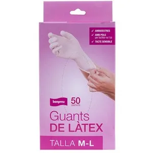 BONPREU Guants de làtex talla M-L