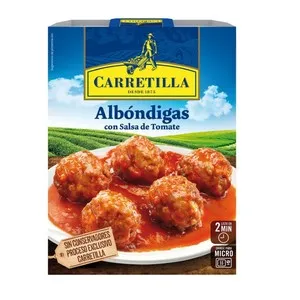 CARRETILLA Mandonguilles amb salsa de tomàquet