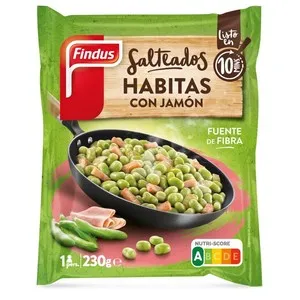 FINDUS Favetes amb pernil