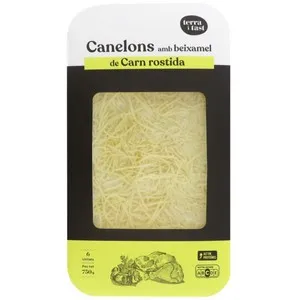 TERRA I TAST Canelons de carn rostida amb beixamel 6u.