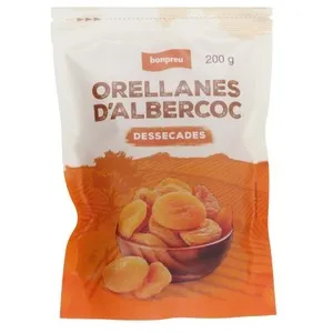 BONPREU Orellanes d'albercoc dessecades