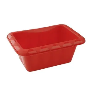 DR OETKER Motlle rectangular de color vermell de 15 cm