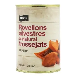 BONPREU Rovellons silvestres al natural trossejats