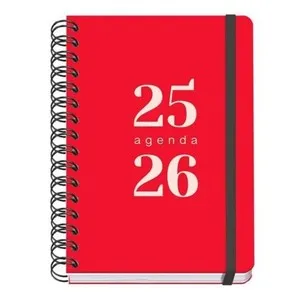 DOHE Agenda escolar setm/vista cast 25/26 vermell