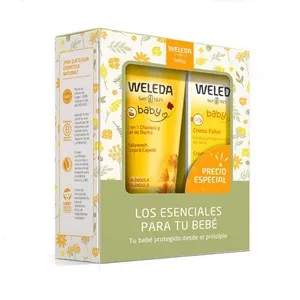 WELEDA Lot de gel/xampú i crema de bolquer