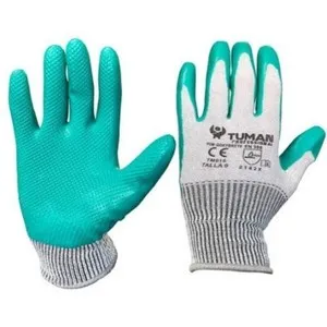 BRESME Guants de polièster i làtex talla 8