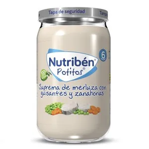 NUTRIBEN Potet de lluç, pèsols i pastanaga