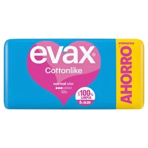 EVAX Compresa normal amb ales Cottonlike