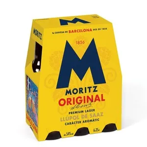 MORITZ Cervesa 6 x 250 ml en ampolla