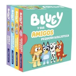 ED. BEASCOA Llibre Bluey y sus amigos. Pequeña biblioteca