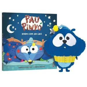 ED. CRUÏLLA Llibre Pau Pinyó dorm com un liró (amb peluix)