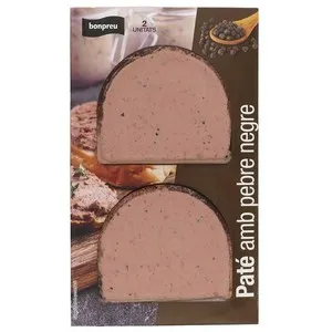 BONPREU Paté amb pebre negre