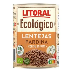 LITORAL Llenties estofades ecològiques
