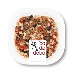 BO DE DEBÒ Empedrat de mongetes amb tonyina