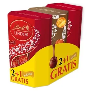 LINDT Bombons cornet 2+1