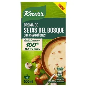 KNORR Crema de bolets del bosc amb xampinyons