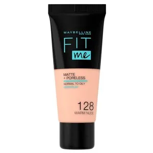 MAYBELLINE Base de maquillatge to 128 cobertura mat Fit Me